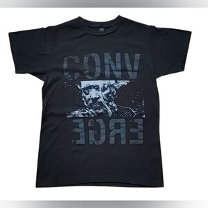 Converge Band T-Shirt Black Y2K Graphic Tee Hardcore Punk Metal Size Small